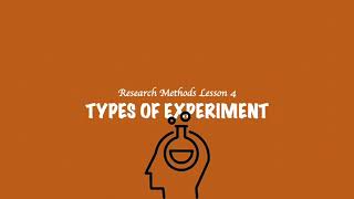 ALevel Psychology Types of Experiments [upl. by Milak]