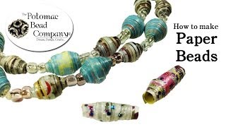 How to Make Paper Beads [upl. by Evanne733]