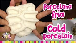 How to make COLD PORCELAIN  Como hacer PORCELANA FRIA Resistente y Mejorada [upl. by Lacram]