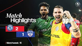 Match Highlights  Jamshedpur FC 21 Bengaluru FC  MW 15  ISL 202425 [upl. by Gower644]