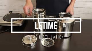 LETIME LT3000 Features Stainless Steel Essential Oil Hydrosol Water Distiller Easy to Use Clean [upl. by Merp616]