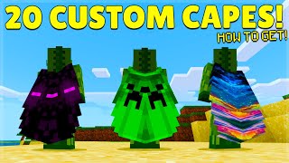 How You can get CUSTOM Capes in Minecraft PE WORKING 2021 [upl. by Jezabella990]