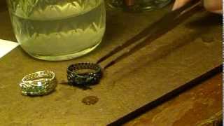 How to Oxidize Sterling Silver with Midas Black Max [upl. by Nitsrek]