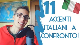 An analysis of 11 accents in Italian  IT  ITEN subs [upl. by Peggie484]