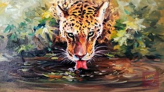 Wild Animal Oil Painting On Canvas  Paintlane [upl. by Lira]