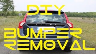 DIY HOW TO REMOVE THE REAR BUMPER OF A VOLVO V60 [upl. by Shear51]