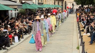 Louis Vuitton  défilé Homme PrintempsEté 2020 à Paris [upl. by Porett]