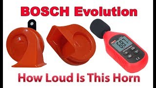 How Loud Is It BOSCH Evolution Fanfare Horn [upl. by Mayne]