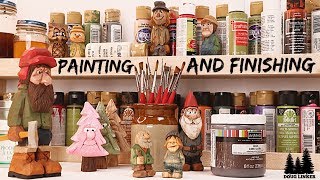 How to PaintFinish Your Woodcarvings [upl. by Ayna]