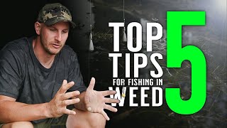 TOP 5 TIPS FOR FISHING IN WEED Carp Fishing PRO Rob Burgess Shows You How Its Done Mainline Baits [upl. by Kartis]