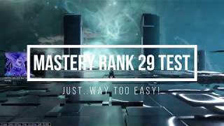 MASTERY RANK 29 TEST  Very Easy No effort Needed [upl. by Shum290]