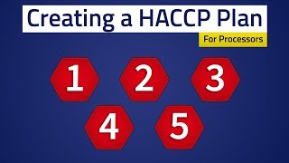 Food Safety  Creating a HACCP Plan [upl. by Atsiuqal287]