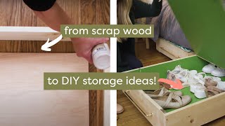 DIY UnderBed Storage  Shoe Storage Ideas [upl. by Sharleen]