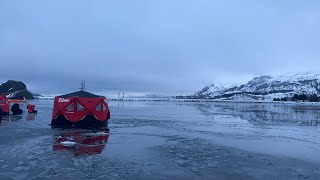 Banks Lake ice fishing [upl. by Ahsap995]