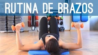 RUTINA BRAZOS PARA HOMBROS TRICEPS Y PECHO [upl. by Marinna]