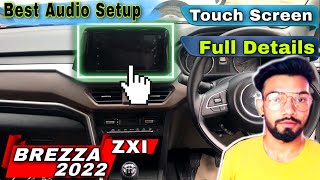 Brezza 2022 ZXI Infotainment System Features and Setting [upl. by Alohs]