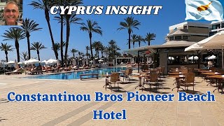 Constantinou Bros Pioneer Beach Hotel Paphos Cyprus  A Tour Around [upl. by Standley816]