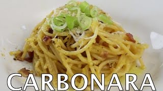 Carbonara Spaghetti Recipe Easy Pasta How To BenjiManTV [upl. by Whiteley49]