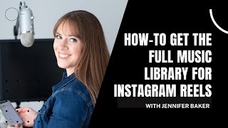 Howto Get the Full Music Library for Instagram Reels [upl. by Cuttler646]