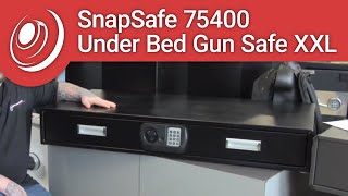 SnapSafe 75400 Under Bed Gun Safe XXL Review [upl. by Greeley]