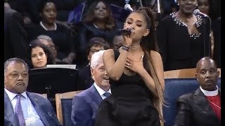 Ariana Grande  A Natural Woman Live at Aretha Franklins Funeral [upl. by Enrika]