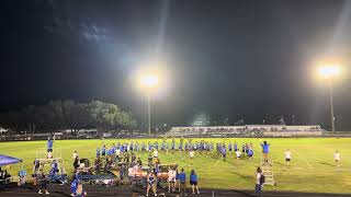 Deltona HS blue Brigade Halftime Show 8302024 [upl. by Hbahsur]