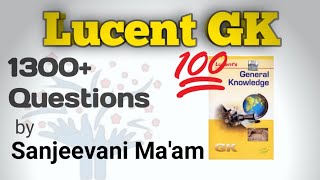 Lucent GK 1300 questions for all Government Exams full book explained Pdf [upl. by Eirrot833]