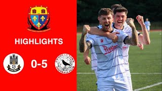 Caerleon 05 Cwmbrân Town  Gwent FA Senior cup  Quarter final highlights [upl. by Navarro]