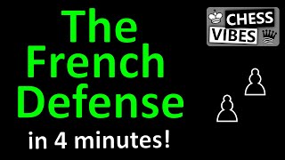 The French Defense Chess Opening Explained in 4 Minutes by a Chess Master [upl. by Sairu844]