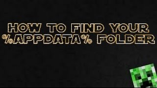 How To Find Your appdata Folder Windows 10 [upl. by Louie504]