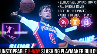 2WAY SLASHING PLAYMAKER BUILD WITH SHARP TAKEOVER NBA 2K22 NEXT GEN [upl. by Siblee335]