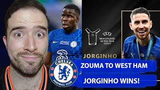 Zouma To West Ham CONFIRMED  Jorginho Wins UEFA Player Of The Year  Ronaldo To MAN CITY [upl. by Freyah]