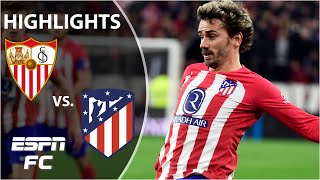 Sevilla vs Atletico Madrid  LALIGA Highlights  ESPN FC [upl. by Dorise852]