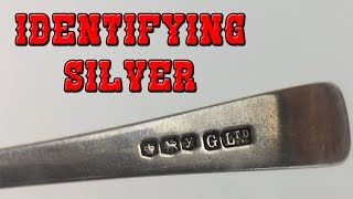 How To Easily Identify Sterling Silver  English Hallmarks [upl. by Aicirtel226]