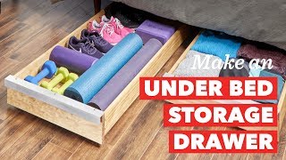 How to Build an Under Bed Storage Drawer [upl. by Louth]