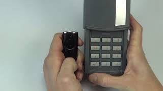 Programme a FCT 10 BS Wireless Keypad Code Switch to a Garador Garamatic  Hormann Promatic Handset [upl. by Nylle479]