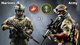 7 GRANDES Diferencias entre los Marines y el Ejército de Estados Unidos [upl. by Lezlie]