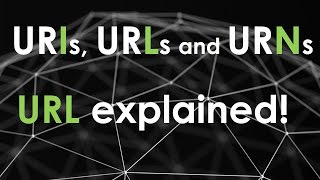 URIs URLs and URNs  Difference between URI and URL  URL Explained [upl. by Wallach534]