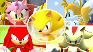 Sonic amp Sega AllStars Racing  All Ultimates AllStar Moves [upl. by Isborne]