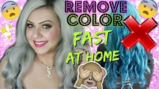 REMOVE ANY COLOR FROM HAIR  NO BLEACH  STEP BY STEP TUTORIAL [upl. by Cherrita]