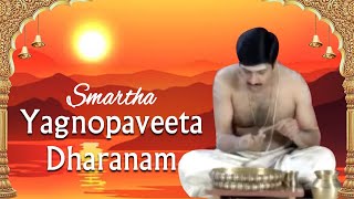 Mantras to Change Poonal  Sacred Thread  Yagnopaveeta Dharana Prayoga  Yajur Smartha amp Rig Veda [upl. by Nealy]