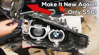 The Ultimate BMW Headlight Lens Replacement Guide [upl. by Wieren]