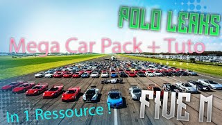 FREE Mega Car Pack  Tuto FiveM [upl. by Bonnie]