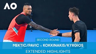 MekticPavic v KokkinakisKyrgios Extended Highlights 2R  Australian Open 2022 [upl. by Dalila]