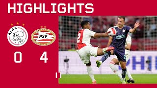 😤  Highlights Ajax  PSV  Johan Cruijff Schaal [upl. by Weinshienk]