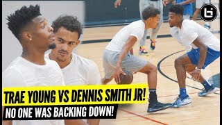 TRAE YOUNG VS DENNIS SMITH JR EPIC Open Run Turned Into Playground BATTLE [upl. by Ahkeber769]