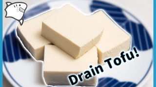 5 ways to drain your tofu to make your tofu dishes taste better [upl. by Airliah]