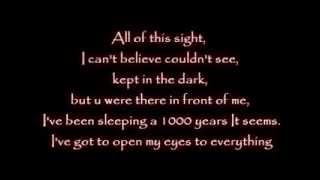 Evanescence  Wake me up Inside Lyrics [upl. by Atirec]