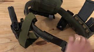 Battle belt setup KRYDEX Esstac Kywi mag pouches [upl. by Natka933]