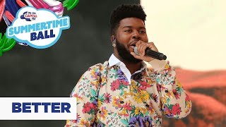 Khalid – ‘Better’  Live at Capital’s Summertime Ball 2019 [upl. by Darin]